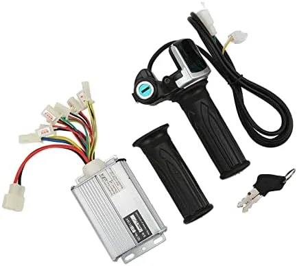 Miniatura 9 de Controlador de velocidad, agarre del acelerador, motor de 36 V 1000 W, controlador de velocidad cepillado con pantalla de batería de bloqueo, agarre