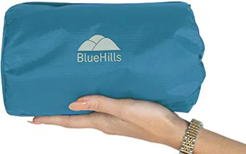 Miniatura 9 de BlueHills Mantas de Viaje Ultra Compactas para Dos con Estuche de Transporte Portátil Estuche Mantas de Avión Grandes de Felpa Suave Premium Paquete