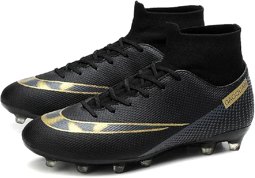 Miniatura 6 de World Student Games - Zapatos de entrenamiento de fútbol profesional con tacos altos transpirables para deportes al aire libre TFAG