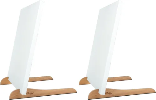 Miniatura 8 de The Overby - Caballete de pintura de mesa, portátil, compacto, fácil de transportar, sostener y exhibir lienzo estirado estable, 12 pulgadas, madera