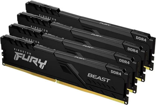 Miniatura 4 de Kingston Fury Beast Memoria de escritorio de un solo stick KF432C16BB/16, 16 GB 3200 MHz DDR4 CL16, color negro