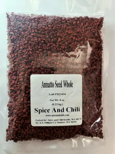 Miniatura 2 de Semilla de Annatto entera (Semilla de Achiote), 8oz (0.23kg)