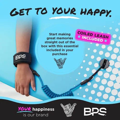 Miniatura 6 de BPS Tabla de Bodyboard "Shaka" de Nueva Zelanda para Todas las Condiciones de Olas - Ligera con Núcleo de EPS, Parte Inferior Lisa de HDPE, Tablas