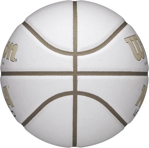 Miniatura 3 de Wilson Pelota de baloncesto verificada para interior/exterior blanco/bronceado