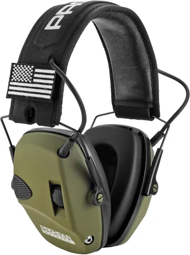 Miniatura 6 de PROHEAR Protección auditiva electrónica para tiro con amplificación de sonido 4X, orejeras de protección auditiva para campo de tiro, auriculares