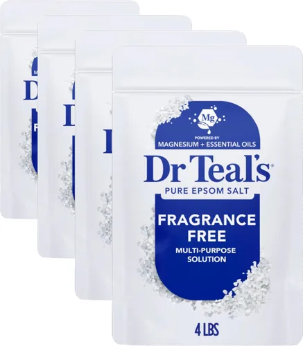 Miniatura 9 de Sales de Epsom con Magnesio para Remojo Dr Teal's, Sin Fragancia, 4 libras