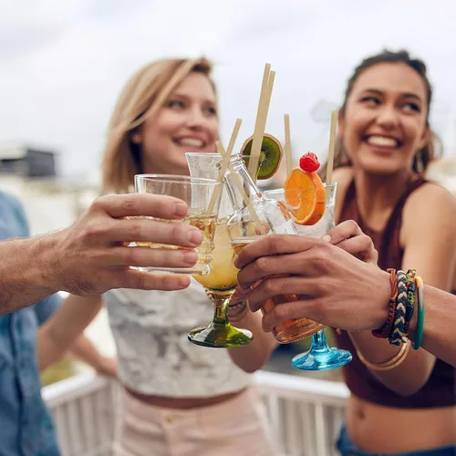 Miniatura 6 de HANSGO - Pajitas de caña de azúcar, 200 pajitas desechables para bebidas frías y calientes, café, cóctel, jugo, ideal para fiestas en la playa, 200