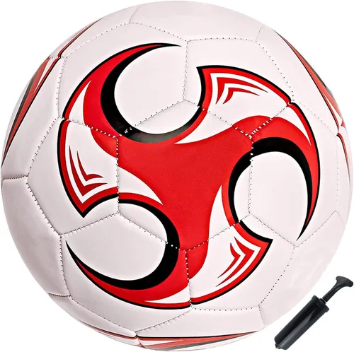 Miniatura 11 de Balón de fútbol tamaño 3, 4, 5 con aguja de bomba, diseño antiexplosión, para interiores y exteriores, adecuado para niños, práctica