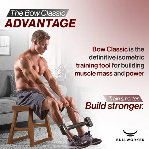 Miniatura 2 de Bullworker - Bow Classic - Ejercitador isométrico y equipo para ejercicios en el hogar, incluye estuche portátil