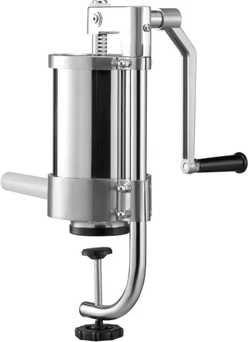 Miniatura 9 de VEVOR Embutidora de Salchicha, Capacidad de 1.5L/2.5LBS, Embutidora Vertical de Salchicha de Acero Inoxidable 304, Máquina de Relleno de Salchichas