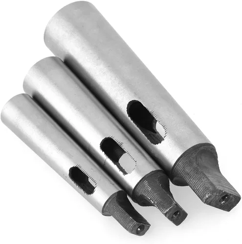 3 piezas de manga de taladro reductor, MT1- MT2 MT2- MT3 MT3- MT4 Morse adaptador cónico Morse manga de taladro para torno fresado pinzas y