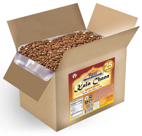 Miniatura 17 de Rani Kala Chana (garbanzos desi chana con piel) 128 oz (8 libras) 8.0 lbs a granel ~ Todo natural Apto para gluten Sin OMG Kosher Vegano