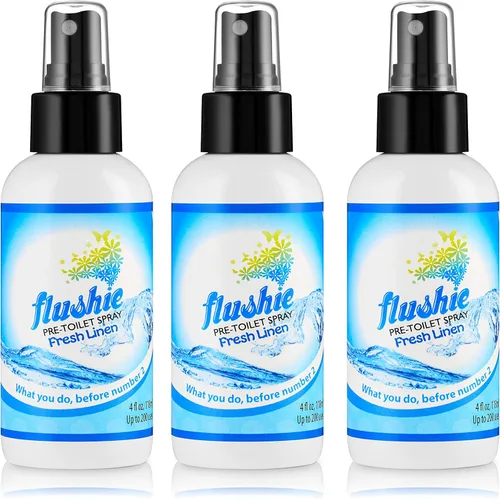 Miniatura 9 de Flushie - Aerosol preinodoro para desodorante de olores de inodoro... (lavanda, paquete de 2)