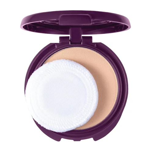 COVERGIRL Advanced Radiance - Polvo prensado que desafía la edad, beige natural, 0.39 oz (11 g) (el embalaje puede variar)