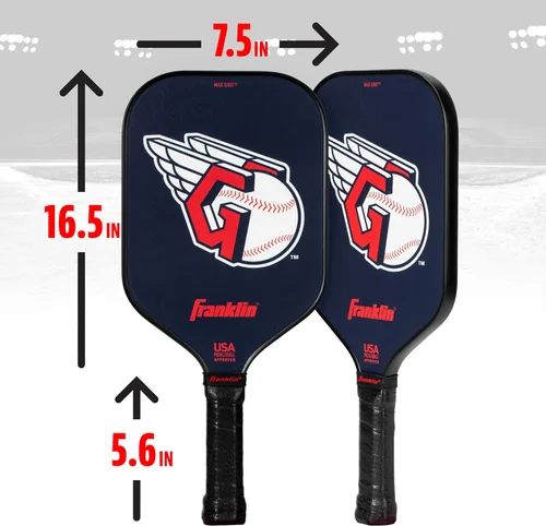 Miniatura 2 de Franklin Sports Palas de Pickleball del Equipo MLB - Palas de Pickleball con Logo y Colores Oficiales del Equipo de Béisbol MLB + Serie de Firma