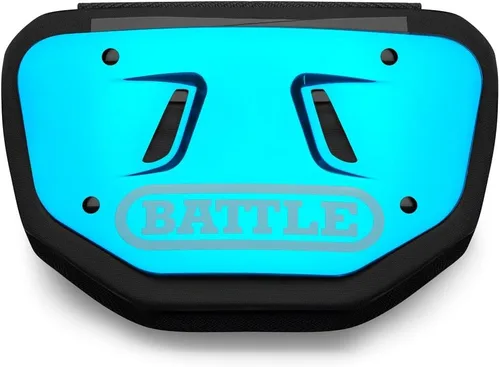 Miniatura 2 de Battle Sports Placa para espalda cromada de fútbol – Protector de espalda baja de capa dura con espuma contorneada para protección de alto impacto