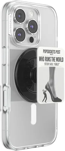Miniatura 28 de PopSockets Agarre para teléfono con soporte expandible, agarre adhesivo, color negro