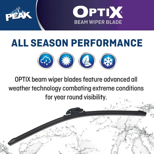Miniatura 5 de PEAK Optix Beam - Limpiaparabrisas para todo tipo de clima, pieza de repuesto de automóvil, 15 pulgadas, paquete de 1