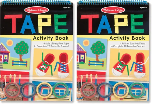 Miniatura 10 de Libro de actividades de Melissa & Doug (idioma español no garantizado), Cinta libro de actividades, Multi