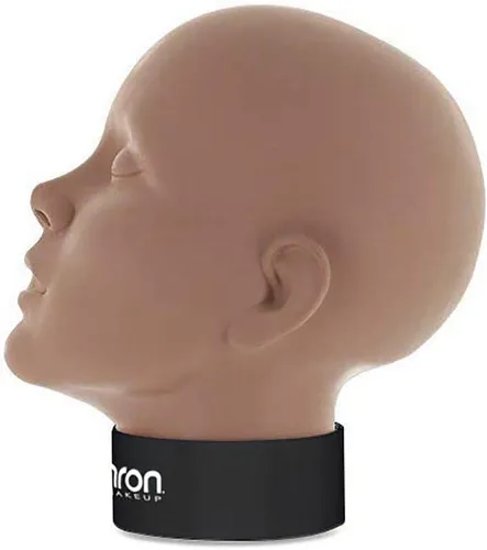 Miniatura 5 de Mehron Professional cara para práctica de maquillaje y pintura facial para estudiantes. Beige