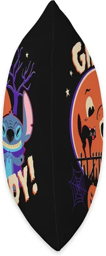 Miniatura 2 de Disney Stitch Gimme Candy Spooky - Cojín para Halloween, 16.0 x 16.0 in, multicolor