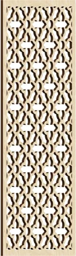 Miniatura 92 de Madison Paneles de pared decorativos de madera con calado, 9 3/8 pulgadas de ancho x 24 3/8 pulgadas de alto x 3/8 de alto, roble rojo rojo (Red Oak)
