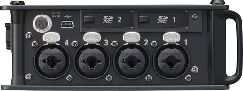 Miniatura 8 de Zoom F8n Pro Field Recorder/Mixer para cineastas y músicos con 8 entradas XLR/TRS, preamplificadores de calidad profesional, 10 canales de grabación