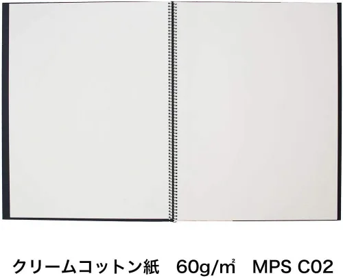 Miniatura 4 de Maruman cuaderno de bocetos grande de algodón crema papel 356 × 10.551 in SL2 (rojo, blanco hacia fuera un color. Color al azar)