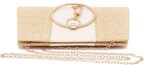 Miniatura 3 de EDPD bolso de embrague monedero de noche para mujer con cadena de hombro