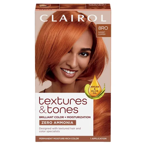 Miniatura 24 de Clairol Textures & Tones - Tinte permanente para el cabello, color de cabello negro sedoso 1B, paquete de 1 unidad 1B negro sedoso