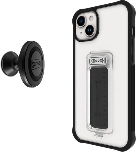 Miniatura 40 de Scooch® para iPhone 15 Pro Max Funda con Soporte, Funda Kickstand Wingman 5-en-1, Protección contra Caídas de Grado Militar, Kickstand Desplegable