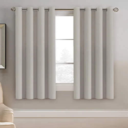 Miniatura 131 de H.VERSAILTEX - Cortinas blackout con aislamiento térmico y ojales en la parte superior, para patios, puertas correderas y división de habitaciones