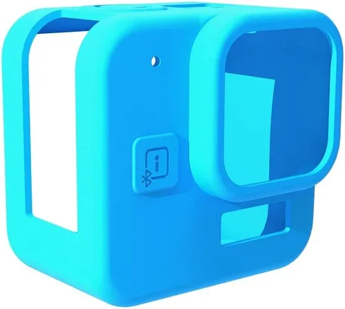 Miniatura 8 de Funda de silicona para GoPro Hero 11 Mini protector de lente de vidrio templado, cubierta protectora de película protectora para GoPro11 Mini