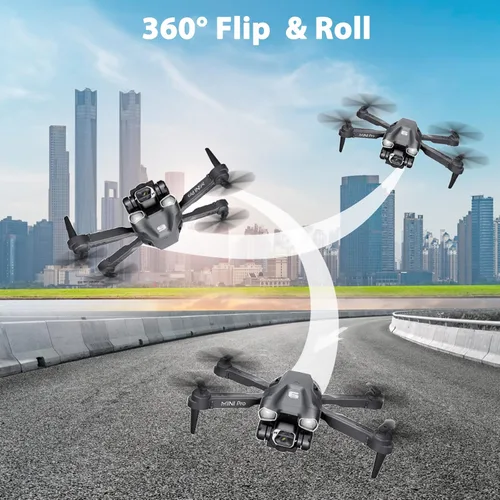Miniatura 4 de MOCVOO Drone con cámara para adultos, drones mini FPV HD 1080P para niños principiantes, juguetes plegables de cuadricóptero RC para niños y niñas