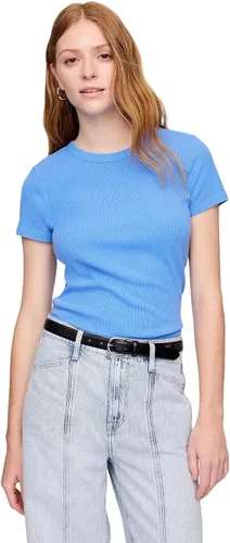 Miniatura 9 de Gap Top de punto acanalado sólido para mujer