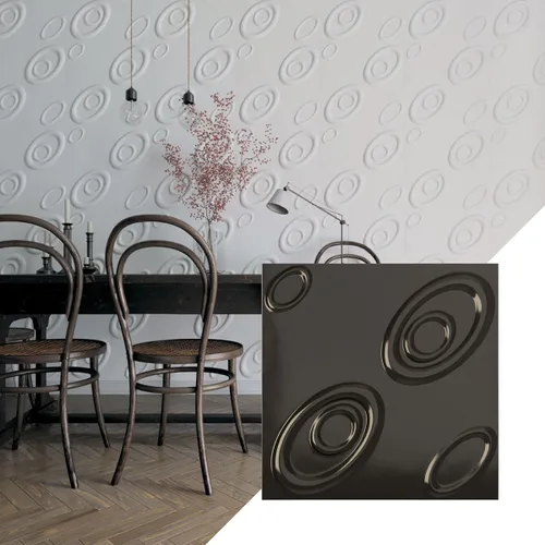 Miniatura 31 de Ekena Millwork WP20X20MAWH 19 5/8 pulgadas de ancho x 19 5/8 pulgadas de alto Maria EnduraWall Decorativo 3D Panel de pared cubre 2.67 pies cuadrados