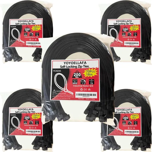Miniatura 6 de 1000 piezas de bridas con cierre de cremallera pequeñas negras de 4 pulgadas, bridas de cable mini bridas de cremallera diminutas de 4 pulgadas