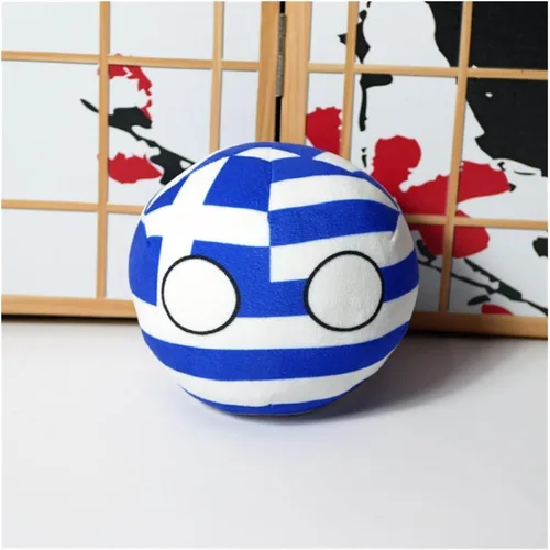 Miniatura 30 de Polandball Countryballs Muñeco de peluche Ucrania España Hungría Portugal Rumanía Grecia Austria México Polonia Ball (15,3.8 pulgadas)