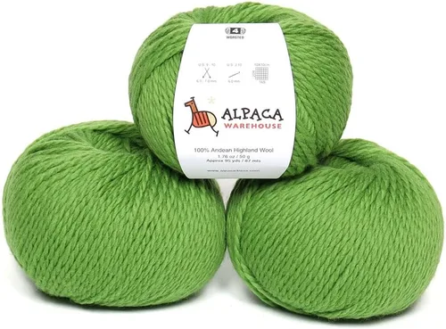 Miniatura 43 de Hilo 100% Lana Highland - Procedencia Directa de Perú - Celestialmente Suave y Perfecto para Tejer y Ganchillo (Blanco Alabastro, Estambre)