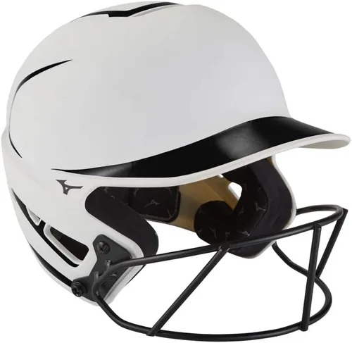 Miniatura 17 de Mizuno Casco de bateo de sóftbol F6 Fastpitch para adultos con máscara