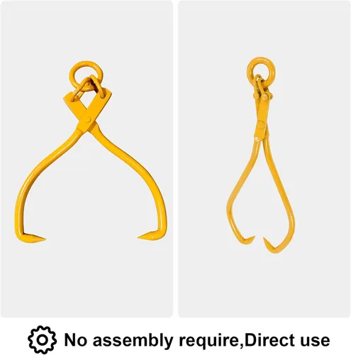 Miniatura 4 de Pinzas de elevación de troncos mejoradas, pinzas de elevación de troncos de madera de 16 pulgadas, pinza de madera resistente para levantar troncos