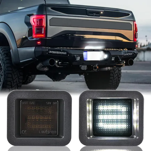 Miniatura 11 de Luz LED para placa de matrícula compatible con Dodge Ram 1500 2500 3500 2003-2018, accesorios de luces de matrícula, montaje de repuesto