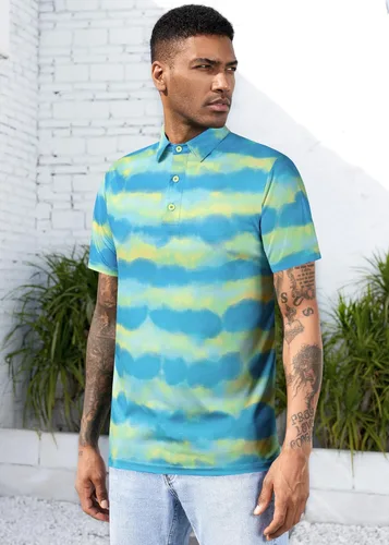 Miniatura 9 de TAPULCO Camisetas tipo polo de secado rápido para hombre, diseño de camuflaje, atléticas, ligeras, transpirables, casuales, para golf