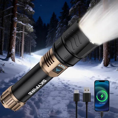 Miniatura 8 de SKYFIRE Lente de encendido de arranque de fuego para linternas de 1097 lúmenes altos, lente acrílica duradera con carcasa de aleación de aluminio