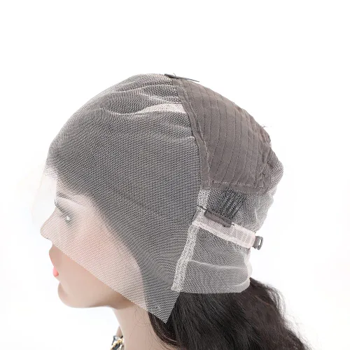 Miniatura 6 de Peluca de encaje 360 ondulado con encaje frontal transparente de oreja a oreja, pelucas de encaje frontal de cabello humano virgen brasileño