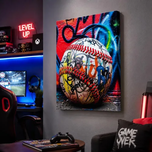Miniatura 24 de ANRUOXI Arte de Pared de Graffiti, Impresión de Lienzo de Astronauta Espacial de Graffiti para Decoración de Pared, Impresiones de Arte Modernas