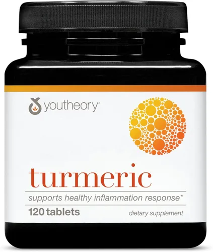 Tabletas fórmula avanzada de cúrcuma Youtheory, 120 unidades, TA.00337.US, 1, 1
