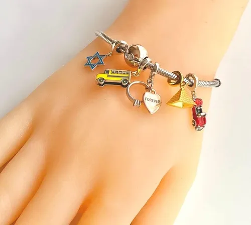 Miniatura 4 de Abalorio de plata de ley 925 que se adapta a pulseras y collares Pandora y más bricolaje