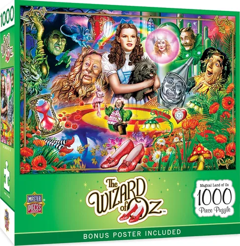Miniatura 6 de MasterPieces Wizard of Oz - Rompecabezas de 1000 piezas para adultos, Beyond The Rainbow - 19.25 x 26.75 pulgadas, diseño vibrante, habilidades