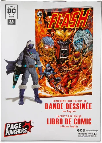 Miniatura 12 de McFarlane Toys - Figura DC Direct 7IN con cómic - The Flash WV2 - Captain Cold Capitán Cold